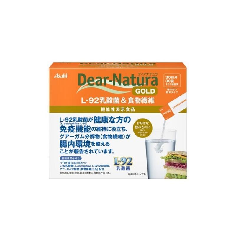 

Dear Natural Gold L-92 Lactic Acid Bacteria & Dietary Fiber 30-Day Supply 30 Packets