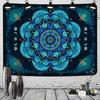 Mandala Tapestry Room Decor Aesthetic Bohemian Tapestries Gothic Sun And Moon Moth Boho Wall Hanging Gothic Hippie Home Decor