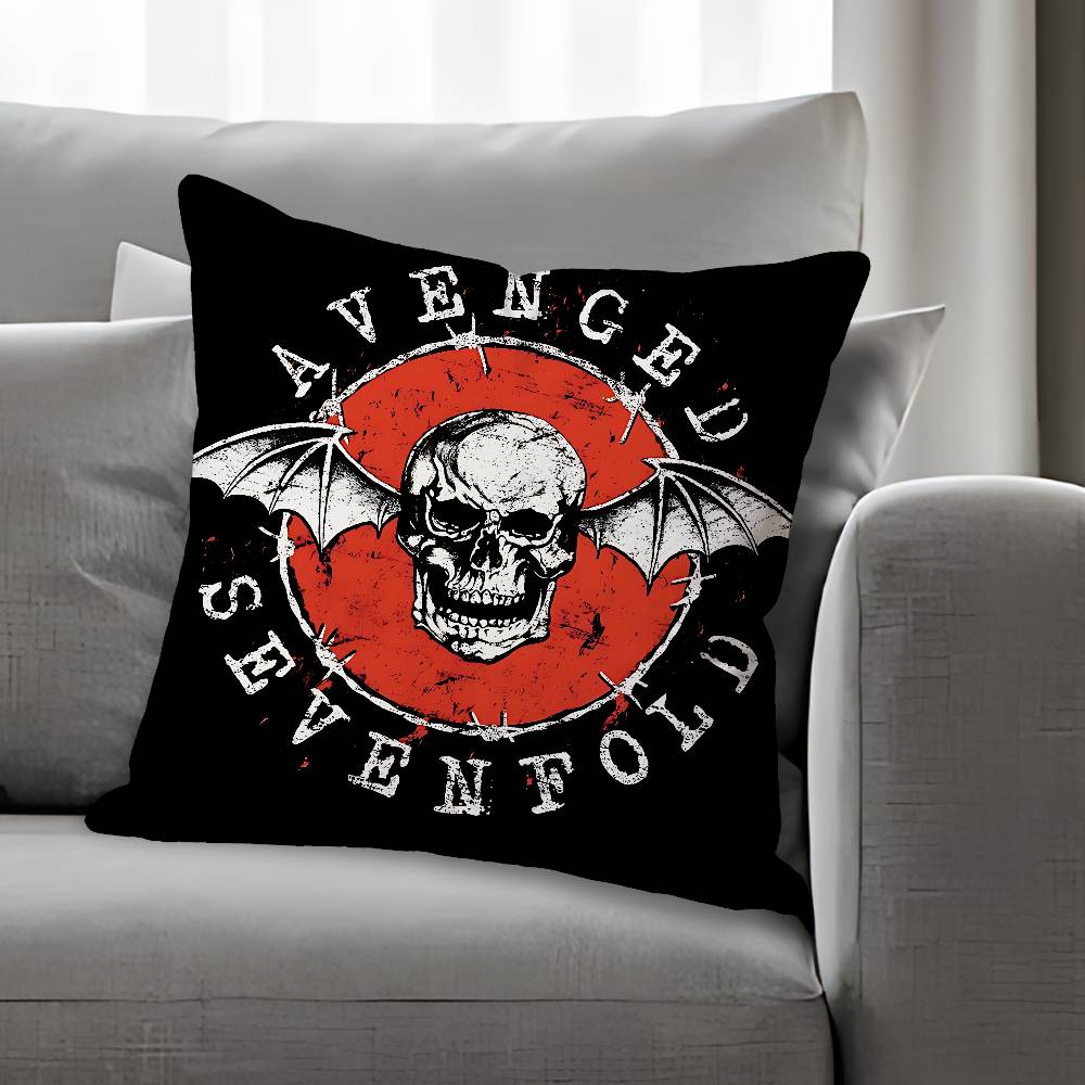 A-Avenged S-Sevenfold Various Sizes Square Pillow Case For Car Home Bedchamber Decor Custom Valentine gift