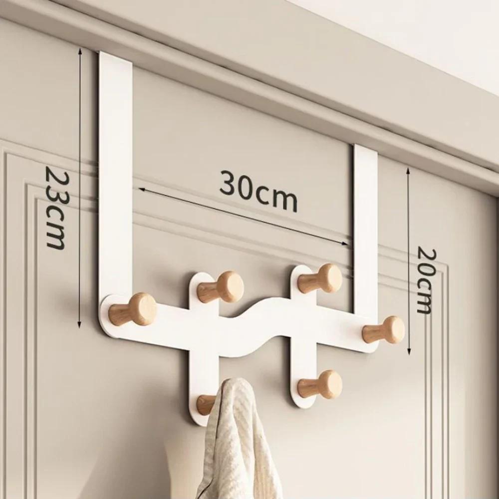 

Простые деревянные крючки для дома над дверью, органайзер для ванной комнаты, вешалка для одежды, пальто, шляп, держатель для ванной, кухонных принадлежностей, дверной держатель