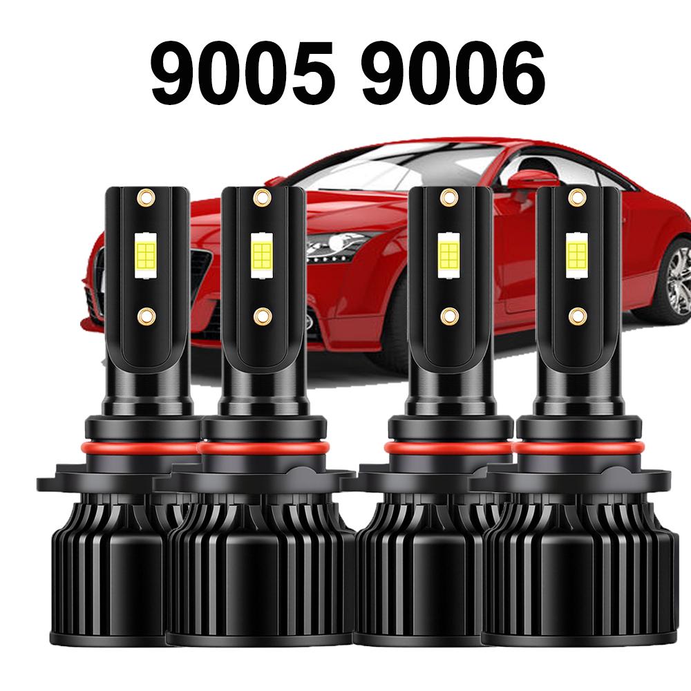 9005 HB3 9006 HB4 Auto Bulb Canbus Led headlight CSP 3570 Chips 6000K white Car Headlight Light 30000LM 12V Light Bulbs