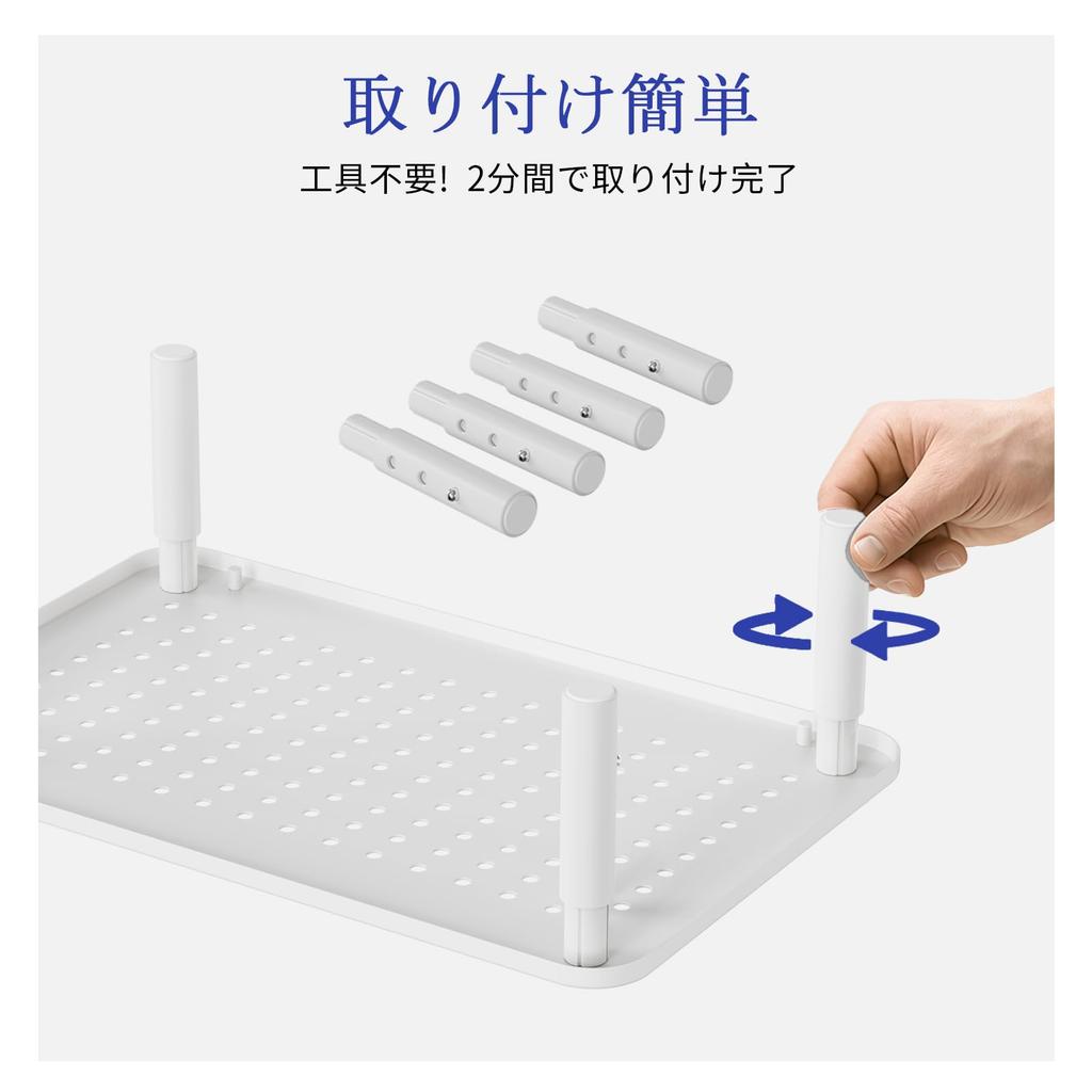 homii Monitor 37cm x Adjustable Computer Computer Monitor Desktop Stationery No Tools Steel 20kg Weight Service Included Stand, 23.5cm, Desktop,