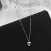 Women Minimalist Gold Heart Pendant Dainty Chain Necklace