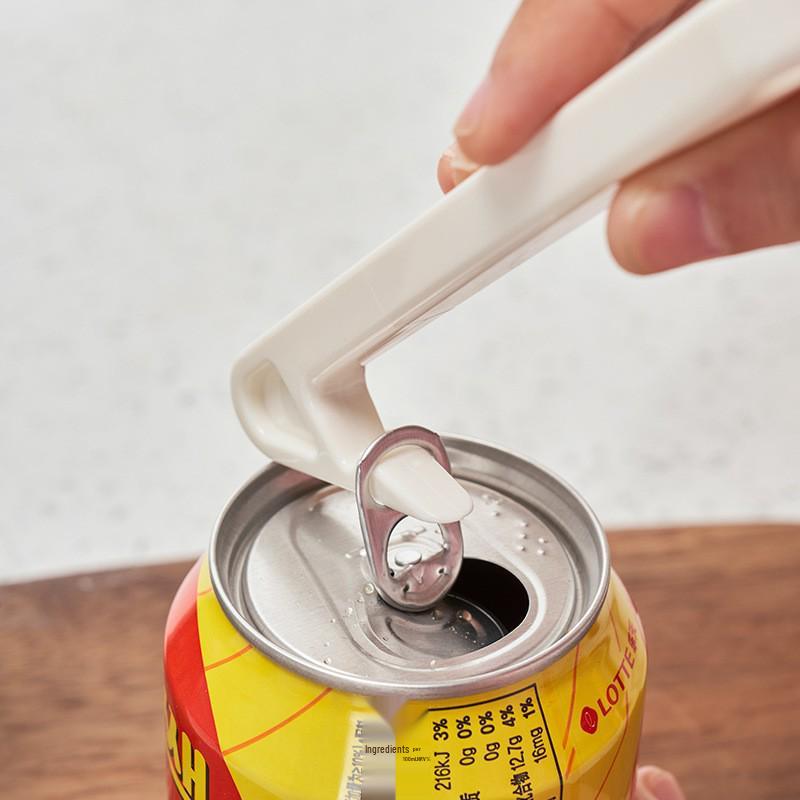 Easy-Open Tin & Bottle Can Opener with Pull Ring
