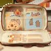 Pencil Case Cartoon Capybara Pen Bag Large Capacity Pencil Pouch Lovely Pencil Bag School Office Supplies for Student