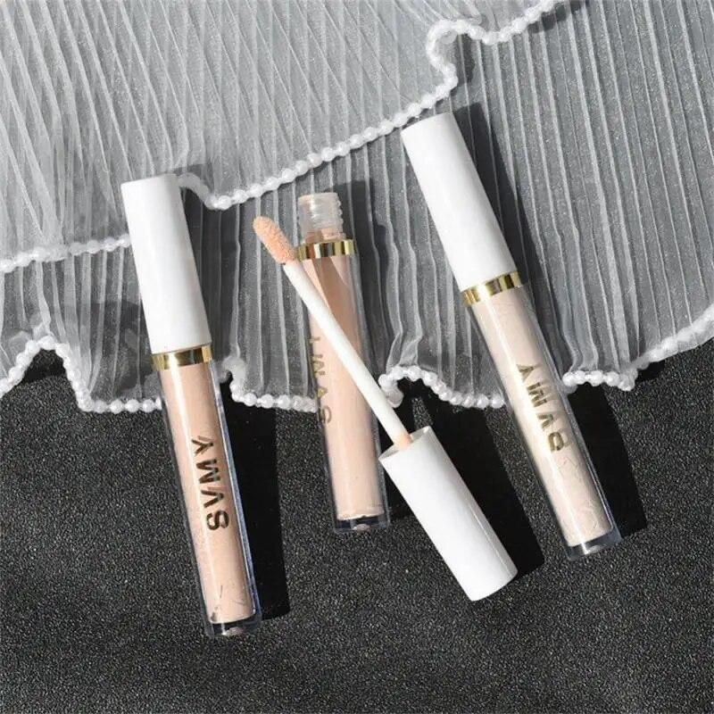 2pcs Liquid Concealer High Covering Moisturizing Oil Control Foundation Invisible Pores Dark Circles Freckle Face Contour Makeup Tool
