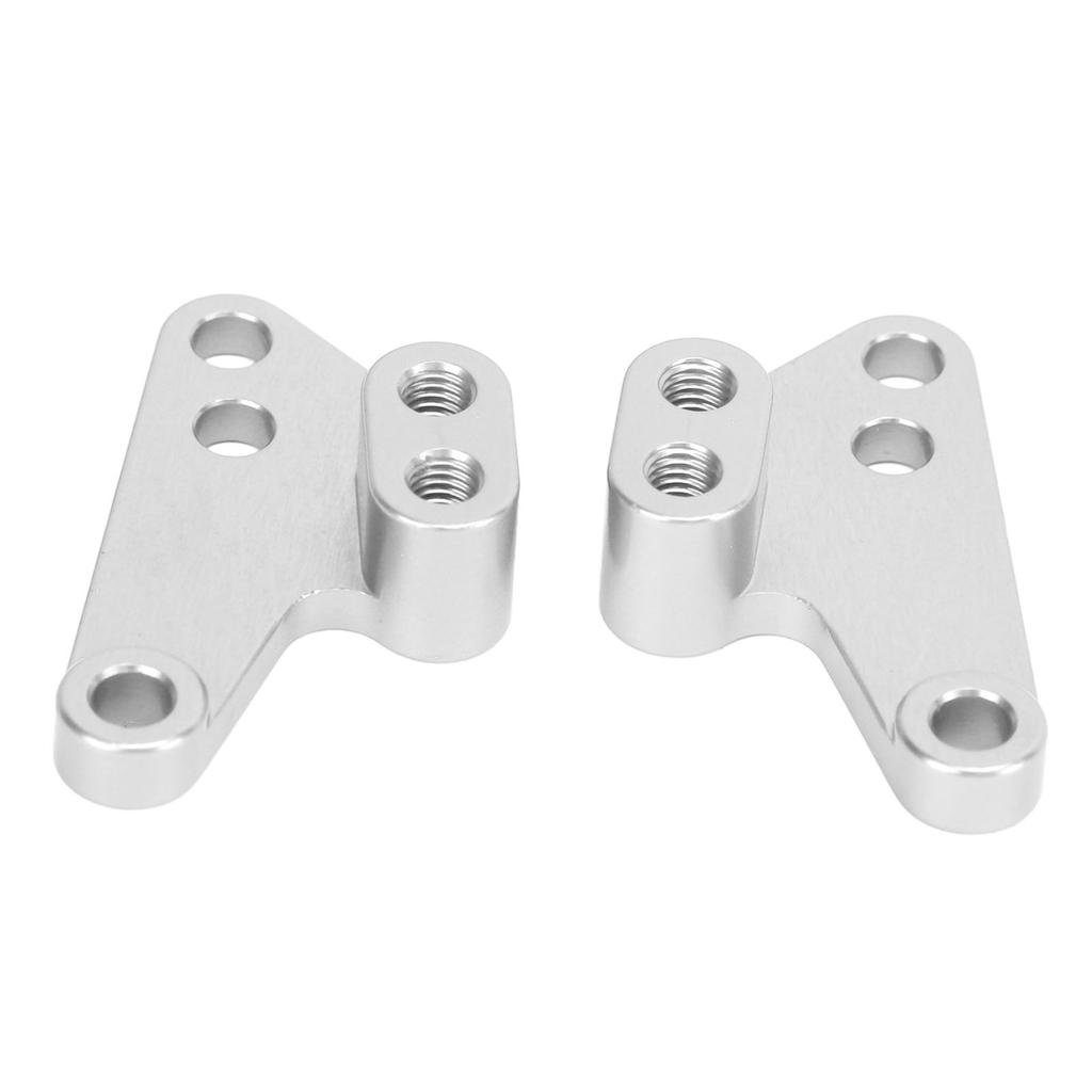 1 Pair RC Shock Towers Mount Racing Front Rear Bracket Shock Towers Mount for Traxxas 110 Silver