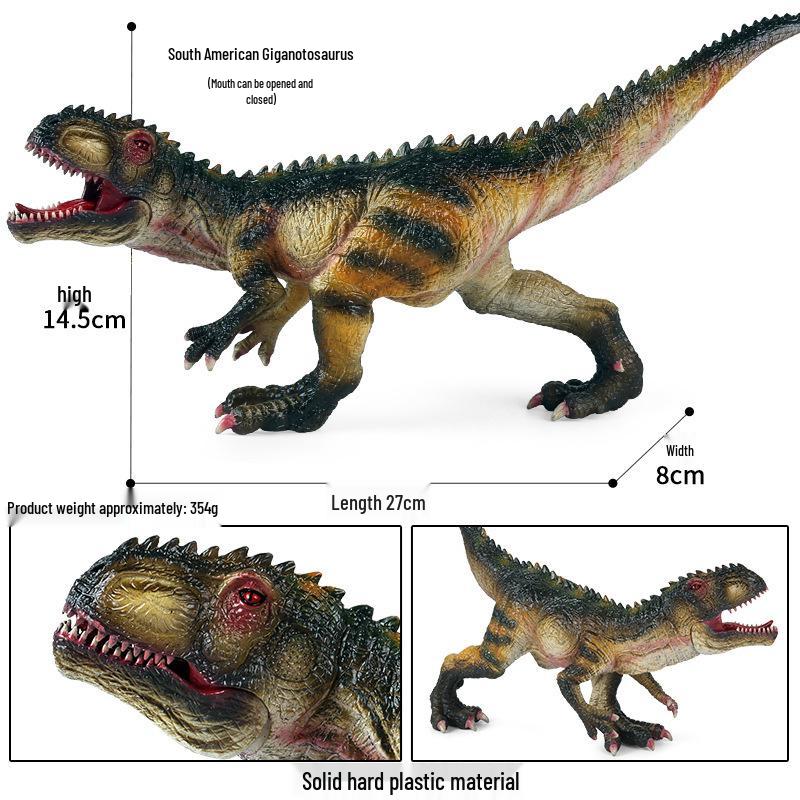 Children's Dinosaur Toy Set: King Kong, Tyrannosaurus Rex, Aurochs, Pachycephalosaurus, Spinosaurus, Therizinosaurus Model.
