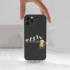Alcohol Art Beer Phone Case For iPhone 14,13,12,11,17,16,15,Pro,Max,Plus,X,XS,XR,SE,Mini Transparent Soft Cover