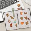 60 Neue Cartoon Eichhörnchen Doodle Aufkleber für Kinder DIY Handy Koffer Wasserdichte Aufkleber