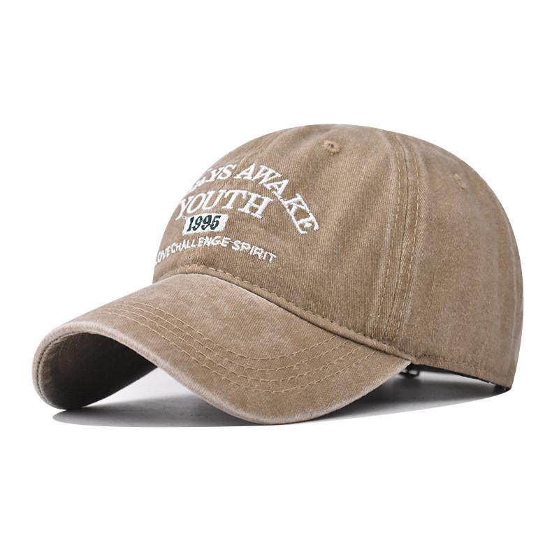 Hat Youth Letter Embroidered Baseball Hat Pure Cotton Sun Hat Visor