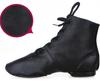New Woman's Leather Jazz Dance Shoes Lace Up Boots For Adult Woman Practice Yoga Shoes Soft and Light Weight Jazz Boots