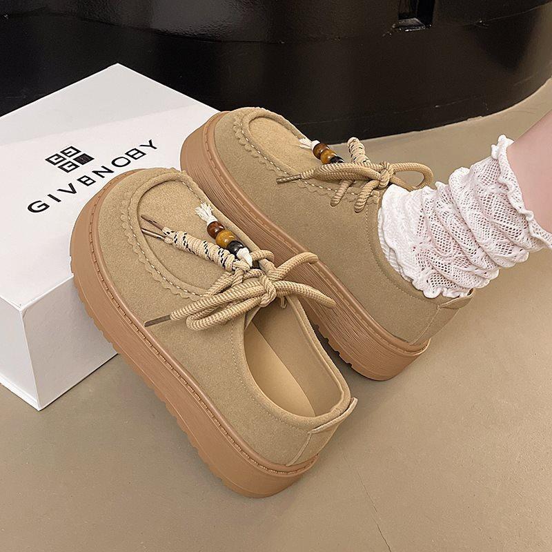 Loafers Single Shoes Boken Summer and Autumn New Casual Muffin Women's Shoes Platform Heightening Birken Shoes Board Shoes 2025