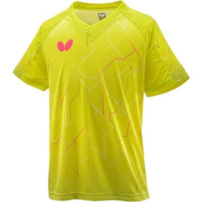 Batley Shirt Table Tennis Game Shirt Lime S [Butterfly] (46000-107)