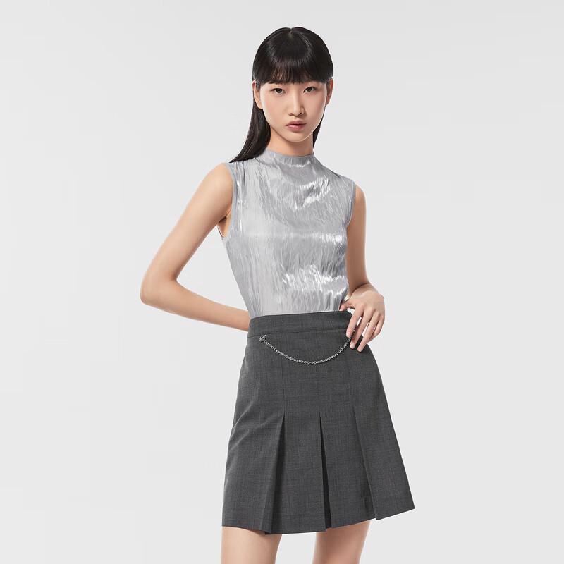 OVVOVV Women s Silk Blend Knit Sleeveless Vest XS