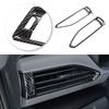 For Subaru Crosstrek Impreza 2024 2025 Car Accessories Interior Dashboard Panel Side Air Vent Outlet Cover Trim ABS Carbon Fiber