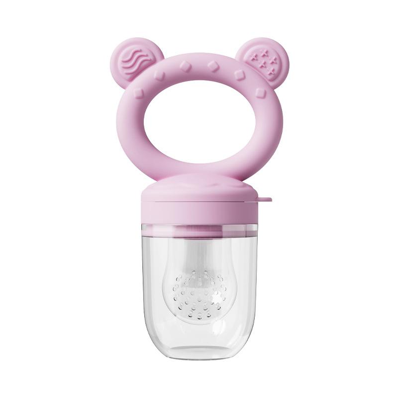 Set di Ciucci Frutta in Silicone per Svezzamento - Kit Strumenti per Mangiare Integratori Alimentari per Neonati