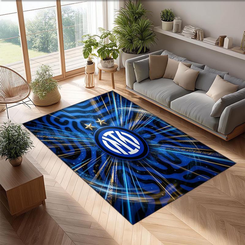Borussia Dortmund Printed Flannel Area Rug Non Slip Soft Polyester Floor Carpet Indoor Decor Mat for Bedroom Living Room Sofa