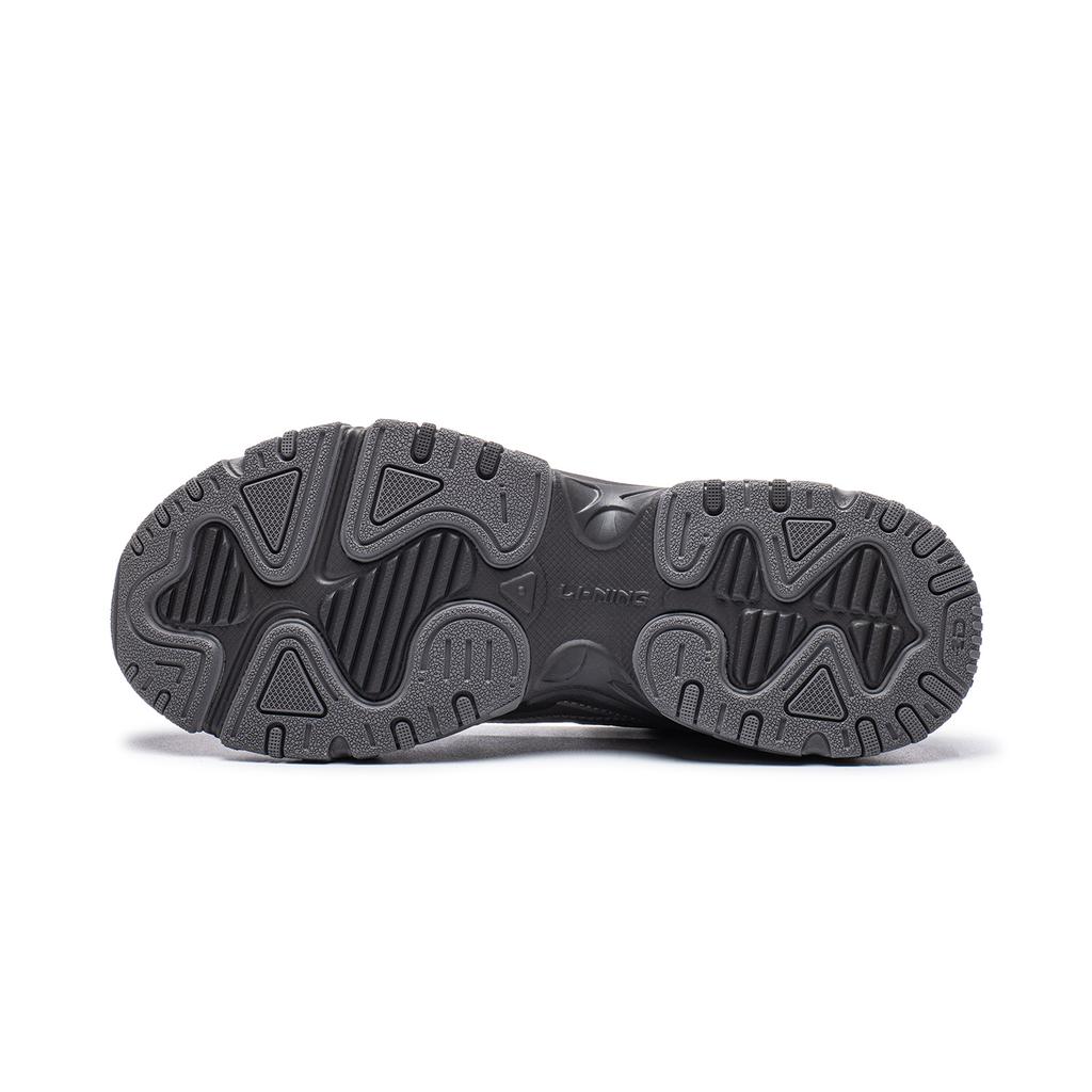 Men's Sneakers Li-Ning Brown Sugar MID Casual Shoes Men's Mid-top Dark Gull Gray/Silver Fish Gray