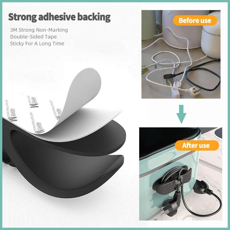 6pcs Cord Winder Organizer for Kitchen Appliance Cord Wrapper Cable Management Clip Holder for Air Fryer Coffee Machine Fixer