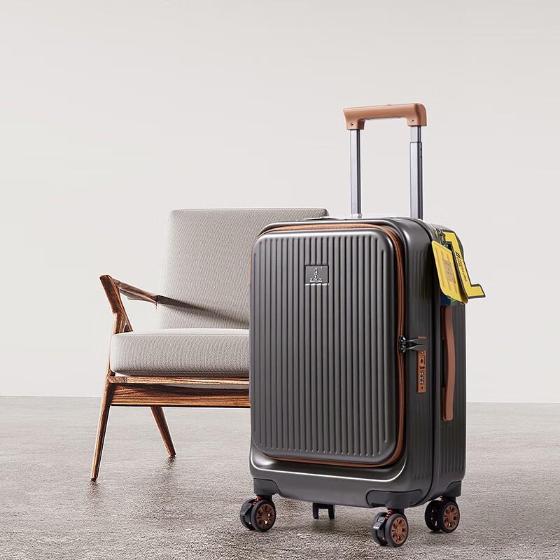 ZMN Woodpecker Side-Opening Zipper Luggage 20-inch