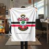 Southampton FC Flannel Blanket, High Quality Comfortable for All Seasons, Home Decor, Warmth and Comfort