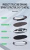 Key Case for Modern Tucson, 11th Gen Sonata, Encino, Santa Fe, and Elantra Models