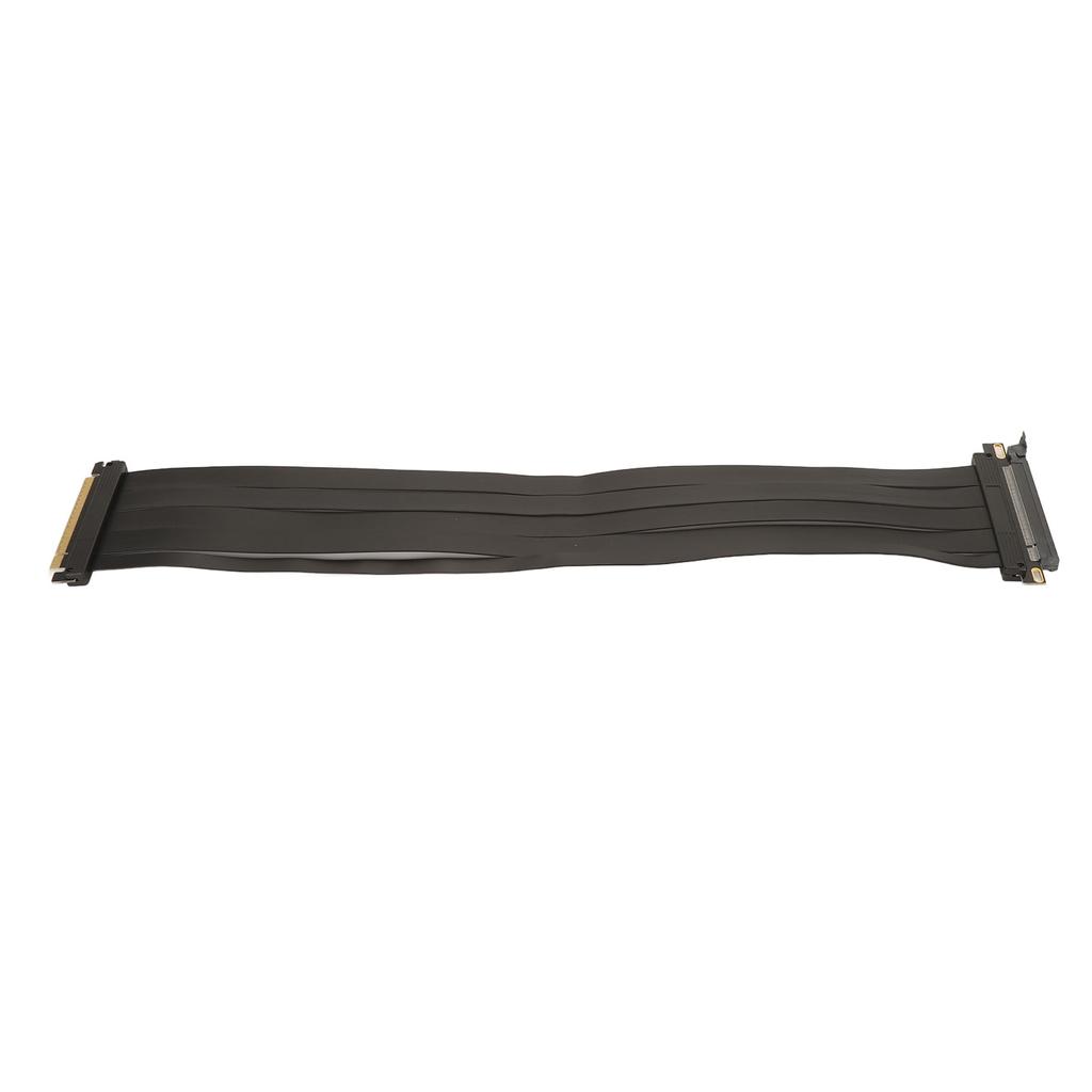 PCIE4.0 X16 Extension Cable 180 Degree High Speed GPU Extension Cable Shielded Vertical Mount Gaming Graphics Card