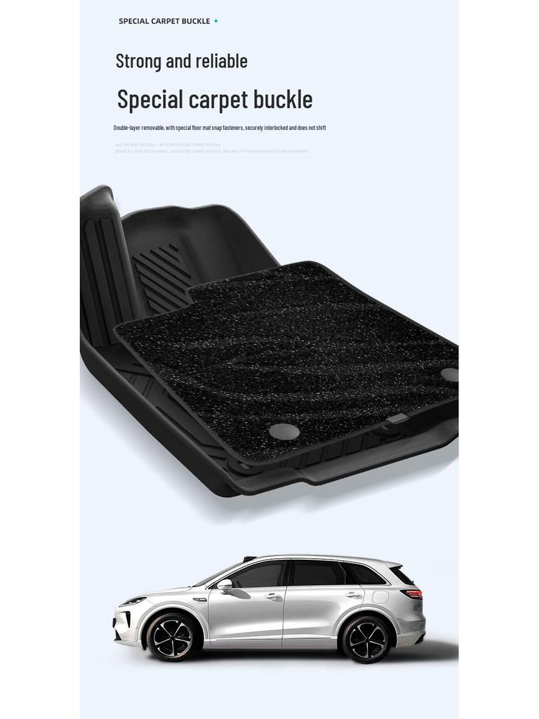Compatible TPE Floor Mats for 25 Shangjie H5 Models - Vehicle-Specific, All-Weather Trunk Mats Included
