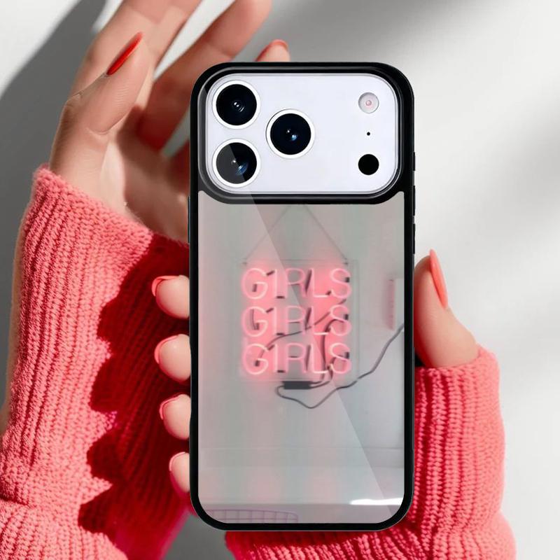 aesthetic white Phone Case for iPhone 17 16 15 14 13 Pro Max Back Cover for 12 11 Pro Coque