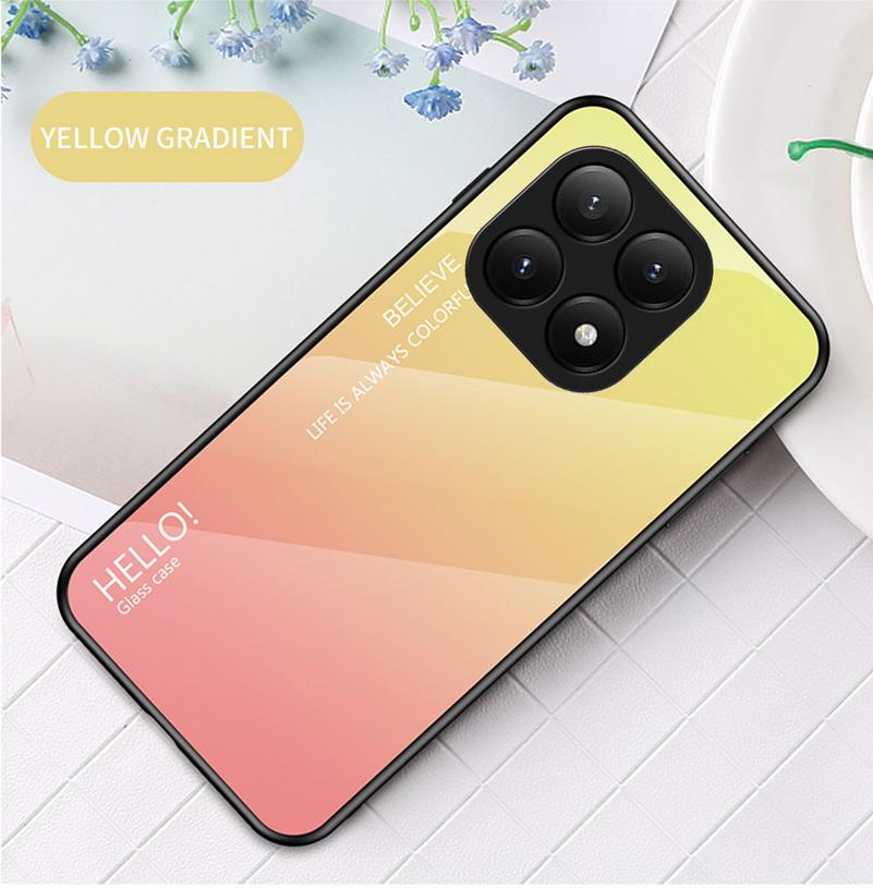 Gradient Tempered Glass Protect Case for Xiaomi 15T Pro Mi 15t 15 Ultra 14T Pro xiaomi 13T Pro 13 Pro 12T 12 Glossy Cover