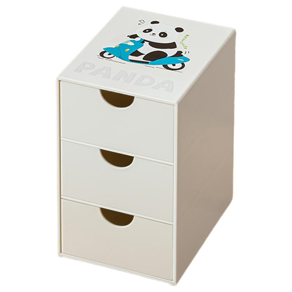 Bureau-organizer met lade Desktop-organizer Bureau-opbergdoos Mooie Panda Ladebox Kantoorartikelen voor Thuis