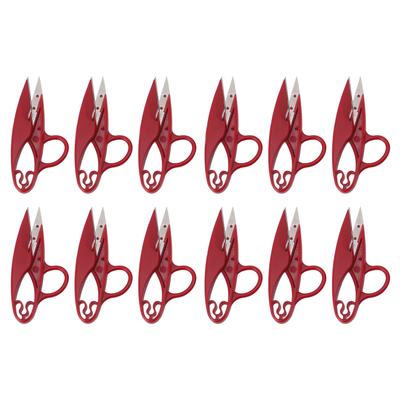 12Pcs Yarn Thread Snips Multifunction Stainless Steel Blade Quick Clip Portable Mini Sewing