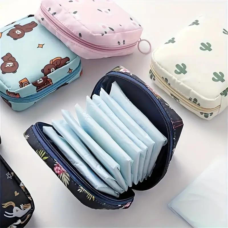 Thickened Multi-Functional Travel Toiletry and Storage Bag with Multiple Compartments for Makeup, Skincare, and Sanitary Items