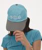 Hata Motif Color Block Cap_Light Blue