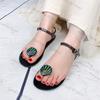 Fashion Beach Sandal Woman Luxury Large Size Shoes Lady 2025 Summer Heels Suit Female Beige Big New Comfort Fashion Girls Black Low Scan