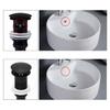 Sink Drain Stopper In-wall Wash Basin Strainer Bounce Core Drain Protector Sink Sealing Cover for Bathroom Kitchen Sink