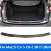 Accessories For Mazda CX-5 CX5 KF CX-8 CX8 2017- 2024 Exterior Rear Trunk Bumper Foot Plate Tail Door Sill Scuff Guard Plate