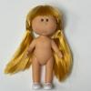 14CM Handmade Naked Potato Doll Figure, DIY Mini Spanish Design.