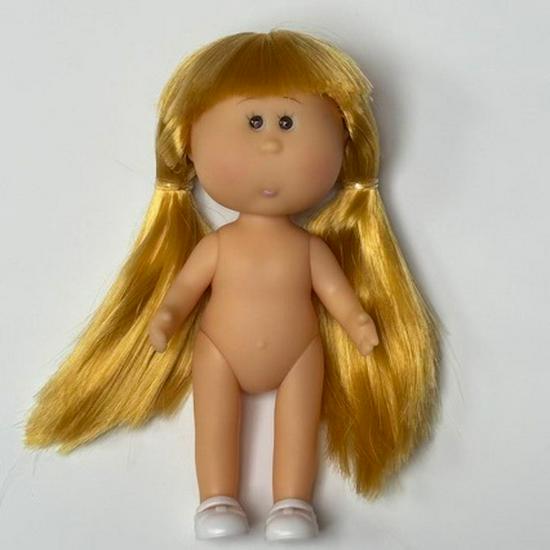 14CM Handmade Naked Potato Doll Figure, DIY Mini Spanish Design.