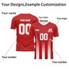 Personalised Tops Shirts Mens Girls With Name Number Custom Football Jerseys For Boys Training Suit