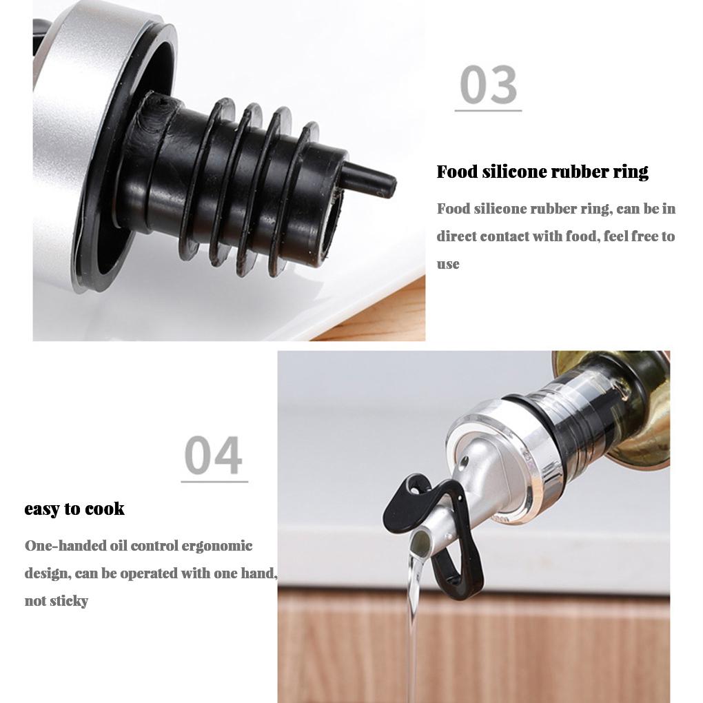 Home Drink Wine Pourer Stopper Dispenser Silicone Champagne Seal Nozzle Seasoning Vacuum Sealer Leakage Saver Accessory