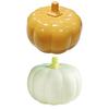 Pumpkin Snack Holder with Lid Pumpkin Fruit Bowl Stand Sturdy Fork Storage Organizer Halloween Thanksgiving Fall Party Decor Candy Box