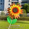 Colorful Sunflower Double-Layer Children's Handheld Pinwheel for Outdoor Decoration