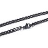 Vintage Chain Necklace for Men Boys,3/5/7mm Stainless Steel Miami Curb Cuban Link Collars,Rock Punk Jewelry Gifts