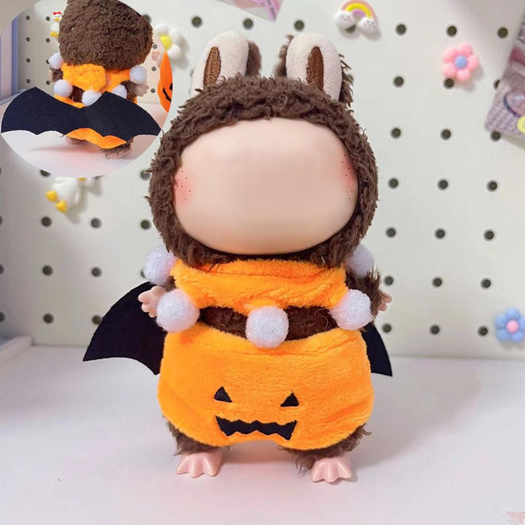 Halloween  Costume Black Hat Doll Clothes Vinyl Doll Cute Clothes