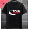 Funny Zipline This Is How I Fly Ziplining Graphic TShirt Pure Cotton Round Neck Short Sleeve Casual Sports Outdoor Tshirt
