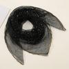 Spring Rhinestone Silk Square Scarf - Versatile, Fashionable Women's Headscarf