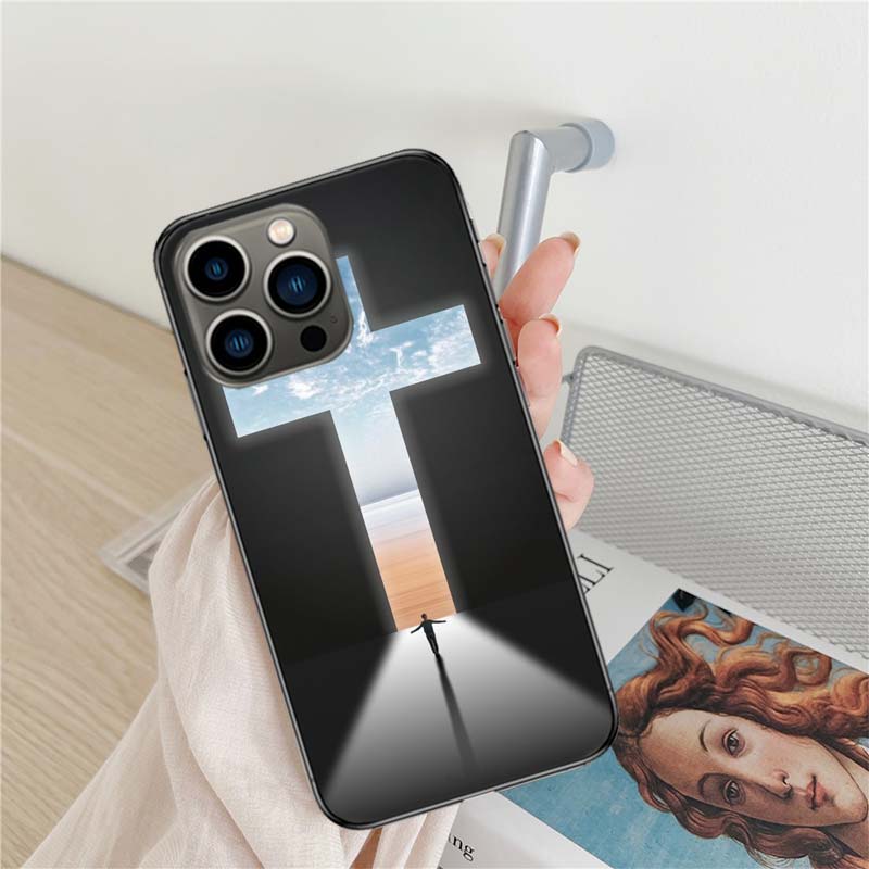 Jesus Bible Phone Case For Iphone 17 Air 16 15 Pro Max 14 Plus 16E Coque 13 Pro 12 Mini 11 Clear Cover Silicone Cute Shell Soft