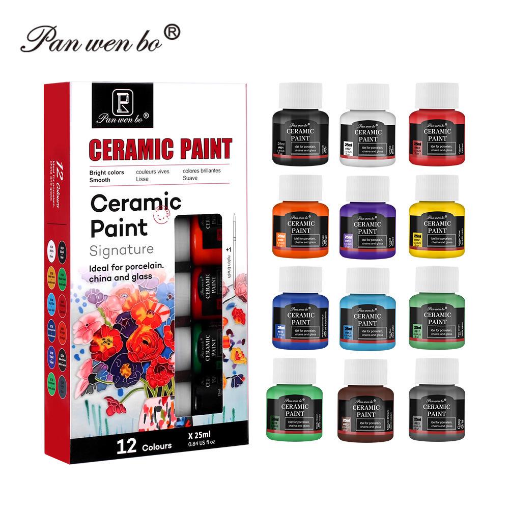 25ml Acrylic Paint Set for Textiles, Glass, and Watercolor Art Projects